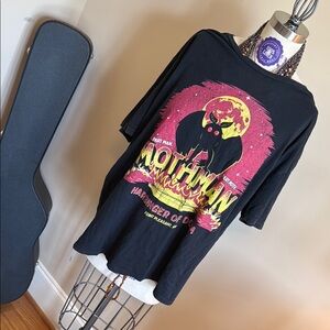 Mothman Graphic Black T-Shirt